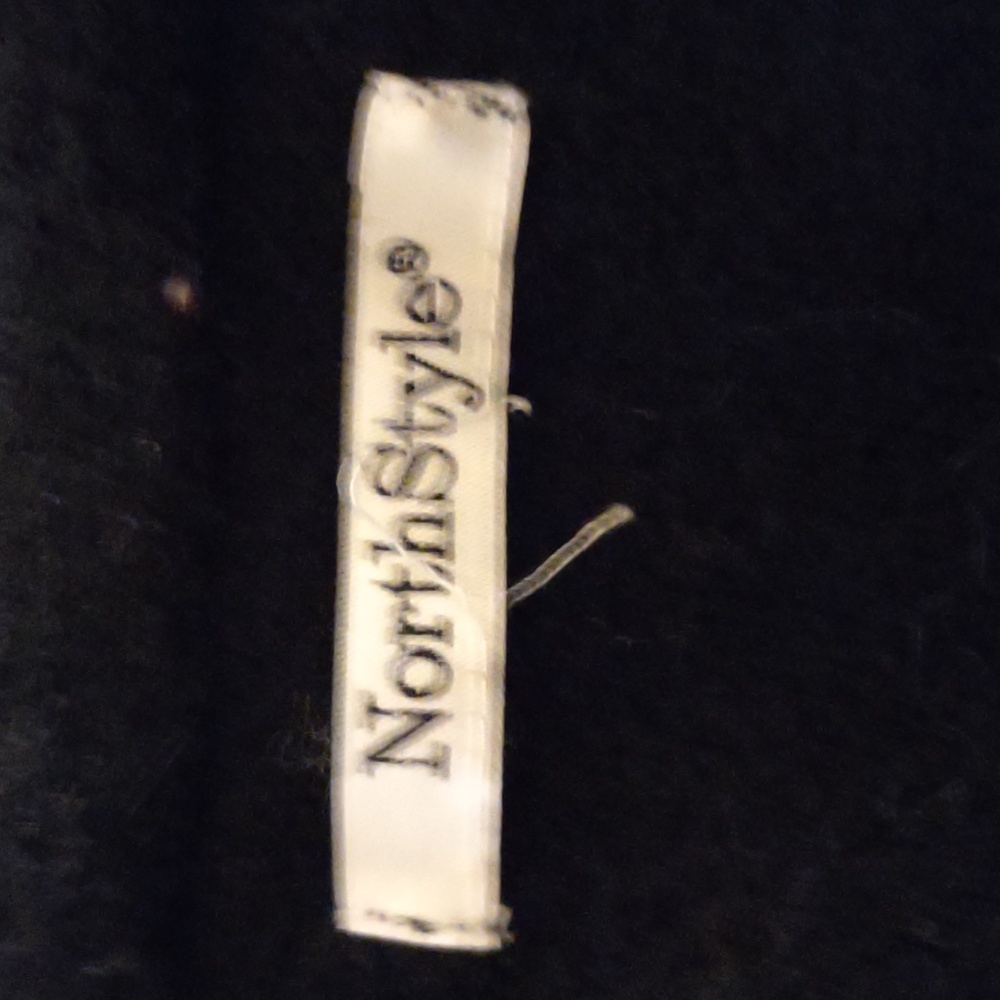 Women's wool black cape